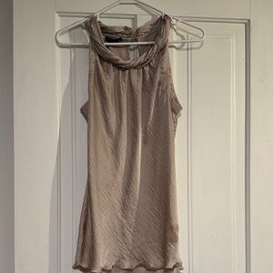 Elegant Sleeveless Tan Top Spense